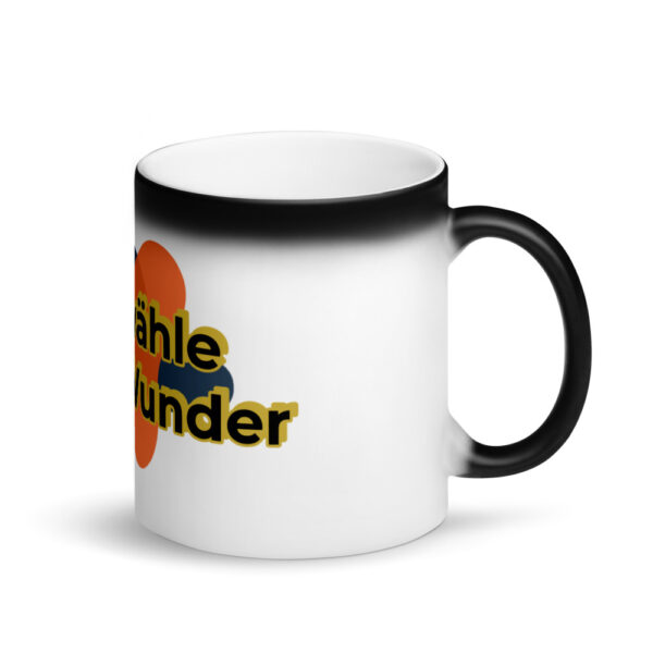 "Ich wähle ein Wunder" matte, schwarze Zaubertasse (14,95€ inkl MwSt) – Bild 2